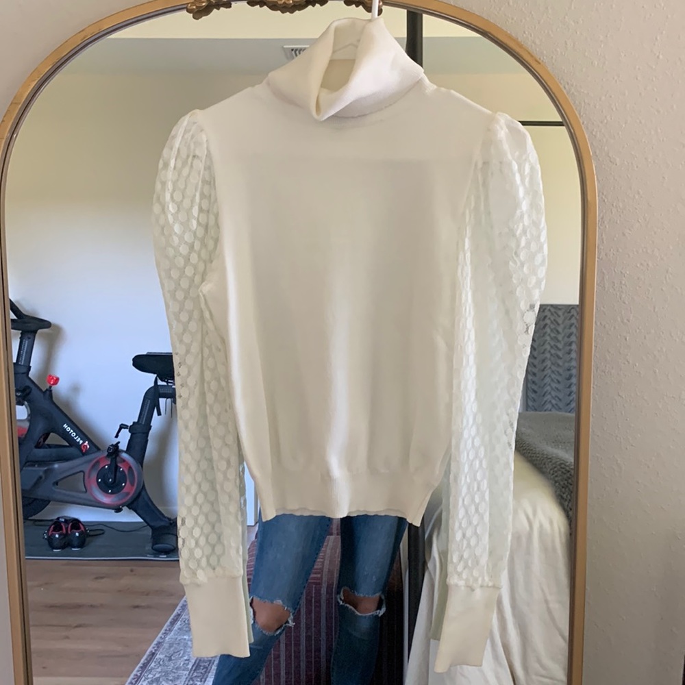 White turtleneck